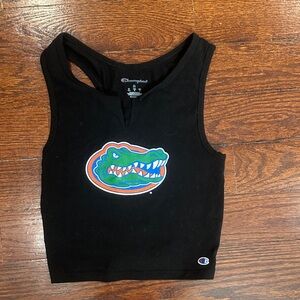 Champion  University of Florida  Black Tank Top with Gator Design size medium